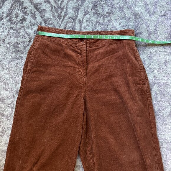 Poetry Brown Wide Leg Corduroy Trousers - Picture 9 of 11